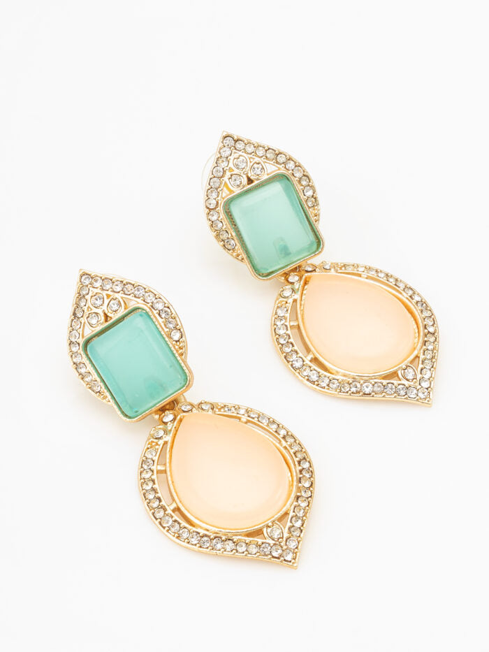 Pastel Radiance Multicolor Drop Earrings