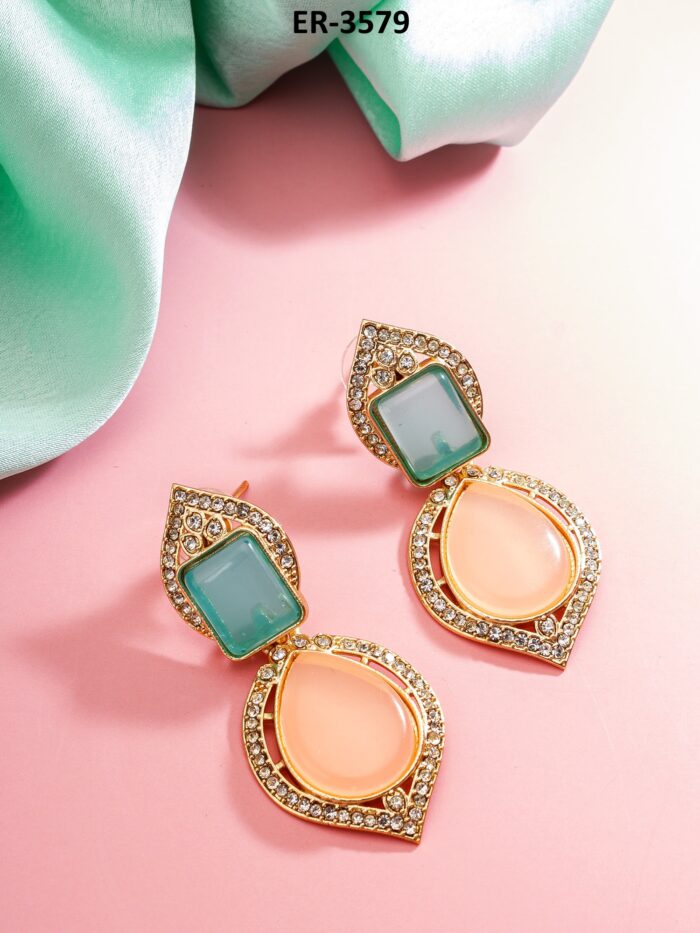 Pastel Radiance Multicolor Drop Earrings