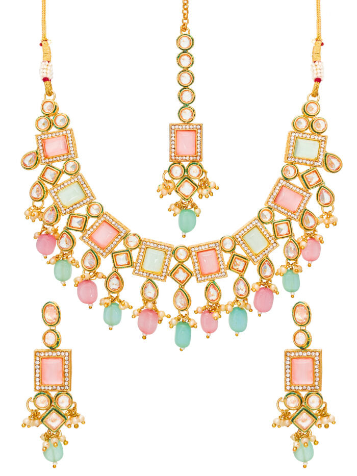 Royal Radiance Multicolor Kundan Set