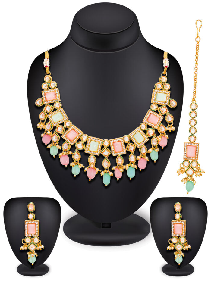 Royal Radiance Multicolor Kundan Set
