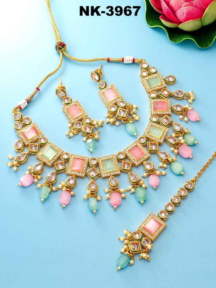 Royal Radiance Multicolor Kundan Set