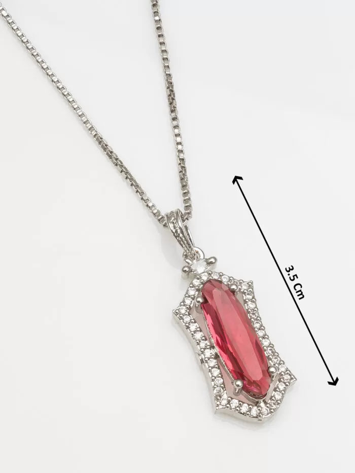 Scarlet Spark Dazzle Pendant