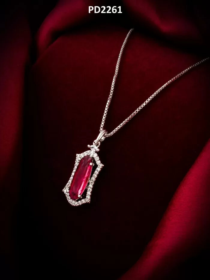 Scarlet Spark Dazzle Pendant