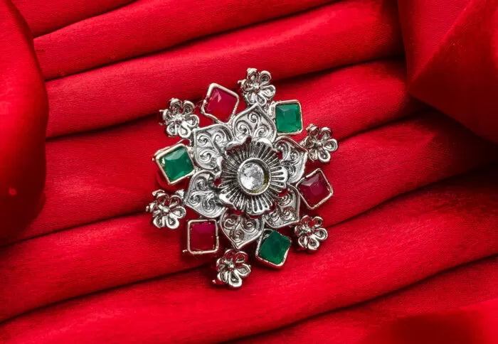 Silver Starlight Charm Ring