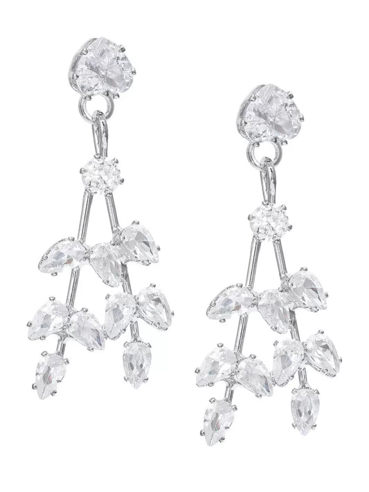 Floral Dangler AD Earrings