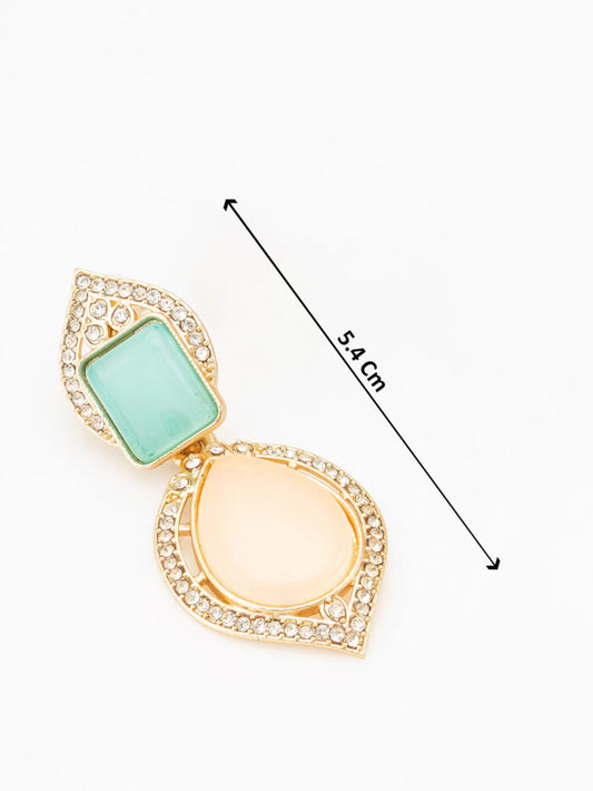 Pastel Radiance Multicolor Drop Earrings