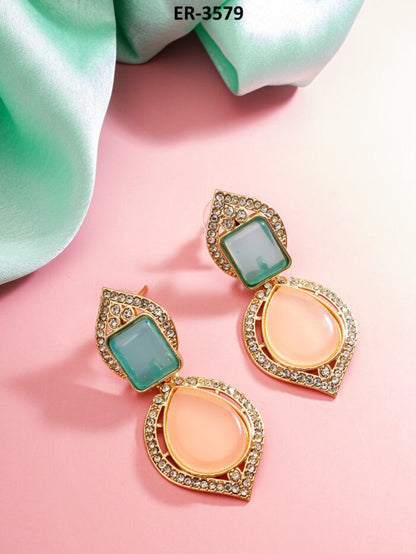 Pastel Radiance Multicolor Drop Earrings