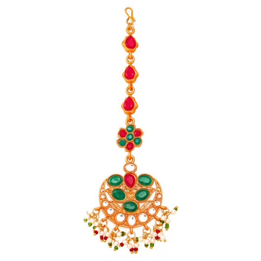 Regal Radiance emerald-glow-mangtikka