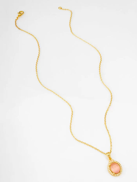 Radiant Oval Elegance Pendant